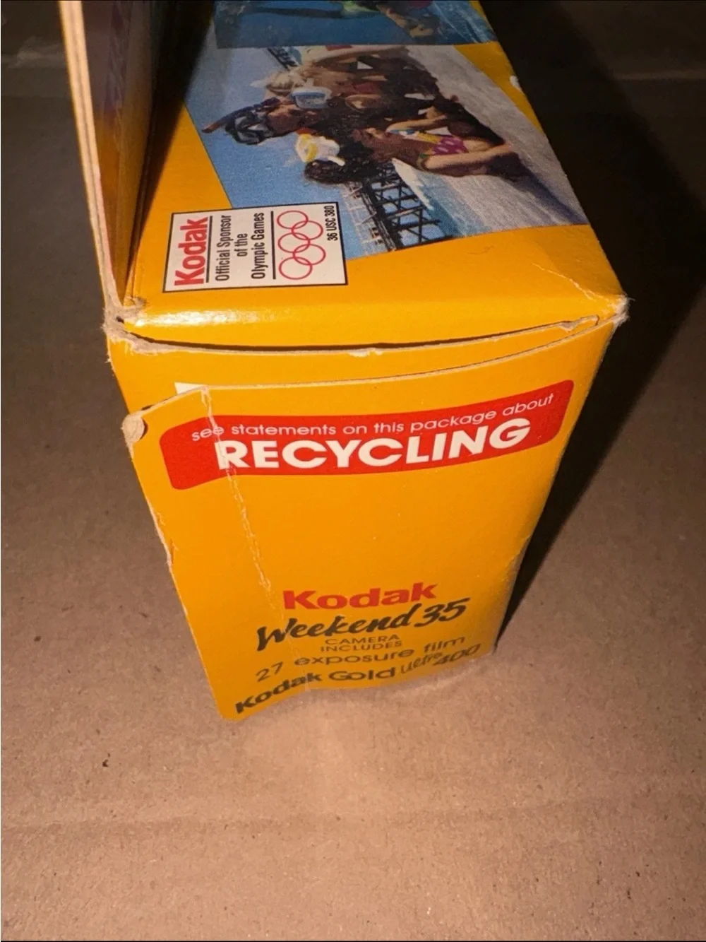 Kodak Weekend 35 Kids Camera in Yellow and Teal